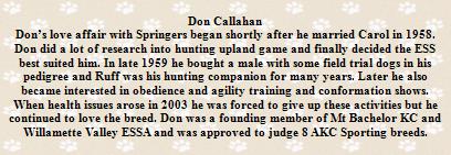 Don Callahan
Don’s ...